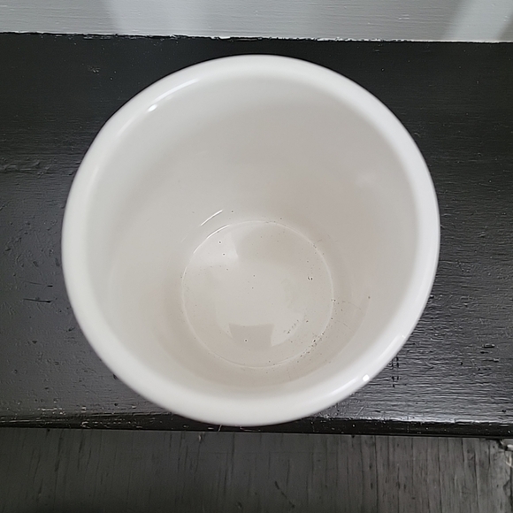 Ceramic Stoneware Cypress Home 7" Utensil Crock Tropical Beach Design - Picture 6 of 6